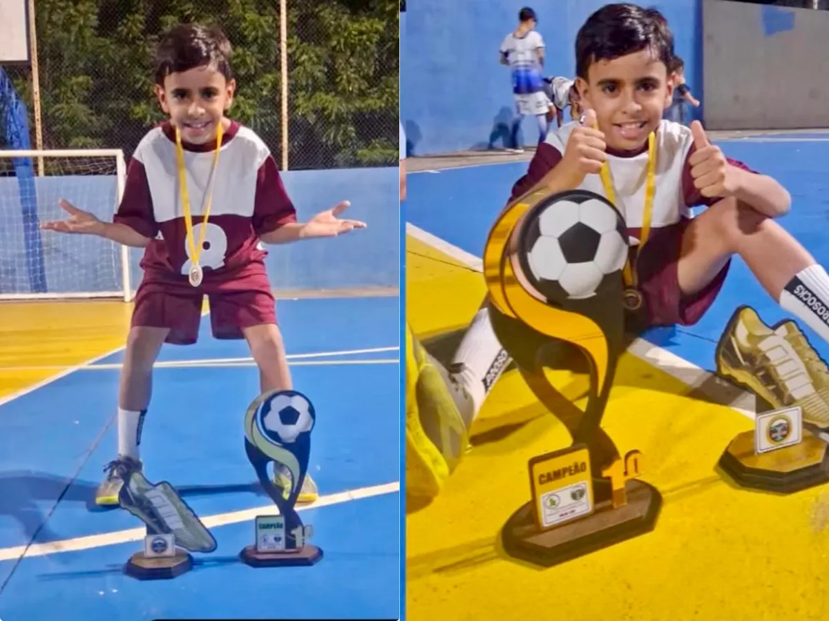 Imagem de compartilhamento para o artigo Artilheiro Sub-9, Heitor Marçal se destaca no Campeonato Cachoeira e avança em teste no São Paulo FC da MS Todo dia